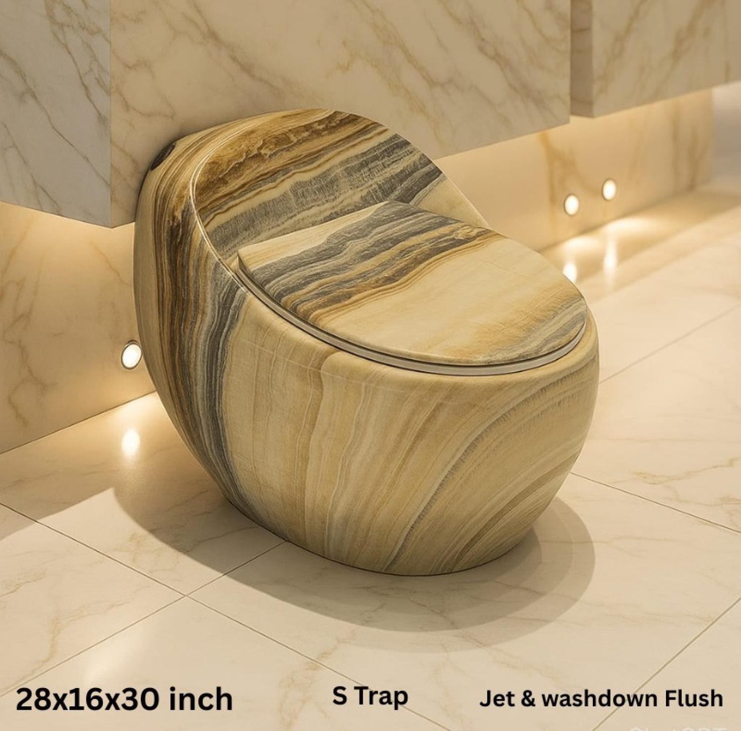 One Piece Toilet - White